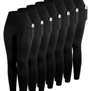 Black High-Waisted Women's Leggings